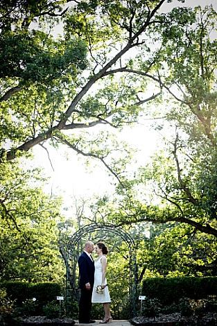 We had the ceremony at the Rose Garden behind the Des Moines Art Center where we had our first date. We both love the outdoors so it was important for us to be married outside. Luckily, it was bright and sunny. It was, however, 99 degrees, so we were fortunate to have planned a short ceremony! We had the ceremony at the Rose Garden behind the Des Moines Art Center where we had our first date. We both love the outdoors so it was important for us to be married outside. Luckily, it was bright and sunny. It was, however, 99 degrees, so we were fortunate to have planned a short ceremony!