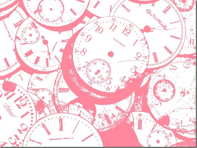 clocks pink