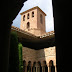 Claustre del Monestir amb el campanar de fons