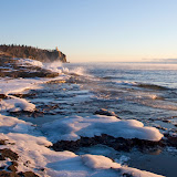 Winter Shoreline on Ellingson Island / Split Rock Lighthouse State Park / Minnesota