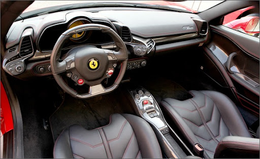 2012 ferrari 458 spider Interior The topless 458 which arrives in January