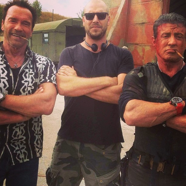 Schwarzenegger és Stallone még egy The Expendables 3 fotón