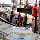 As the Comhaltas band move around different locations in the Albert Dock, they are invited to perform onboard the Kathleen & May, anchored in the Canning Dock. Kathleen & May is the last example of a wooden hulled 3 masted schooner and was a perfect platform for the Comhaltas band to perform on, the crowds on the quayside with the Liver Building and the Custom House forming part of the backdrop, though now rather obscured by the new Mann Island monstrous wedge! LIF'11 Comhaltas onboard the Kathleen & May