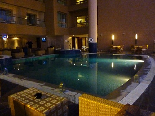 Poolen, Hilton Double Tree Hotel, Aqaba, Jordanien