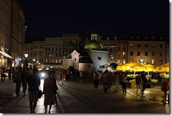 Krakow Old City by night