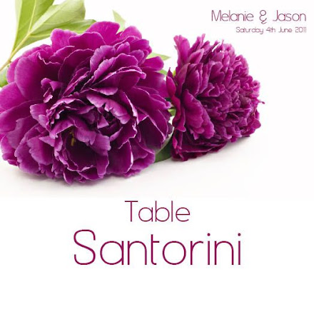Purple Peonies 8 Table Number/Name