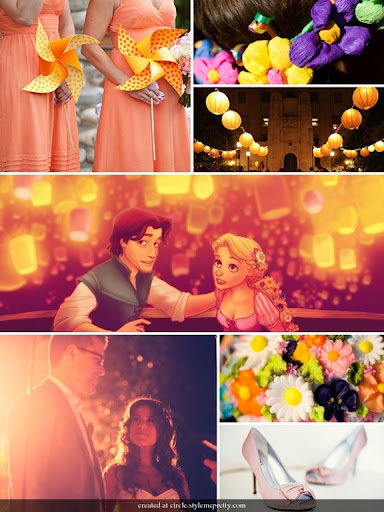 Disney's Tangled Wedding Inspiration January 2011 