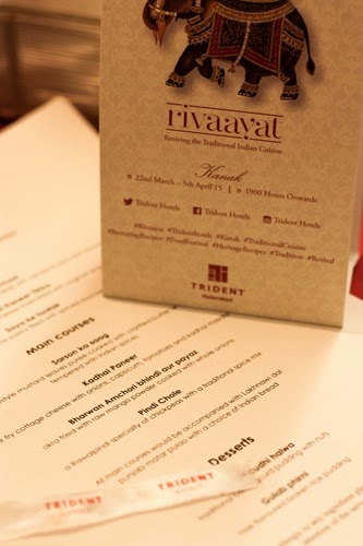 Rivaayat, Trident Hotels