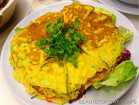 Azur Crowne Plaza Telur Cincalok fermented shrimp omelette PERANAKAN BUFFET SPREAD CHANGI AIRPORT BY CHEF CHAN KENNY'S DELIGHT