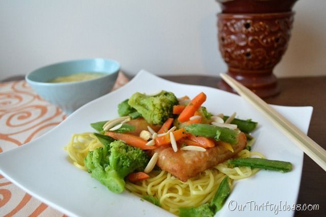 Our Thrifty Ideas | Asian Fish & Vegetable Stir Fry {with Van de Kamp’s fish and Birds Eye vegetables} | #FishnVeggies #Dinner