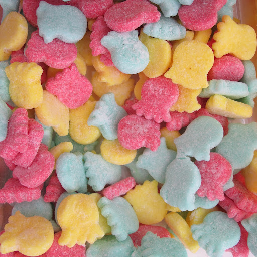 They look like colorful happy octopi.