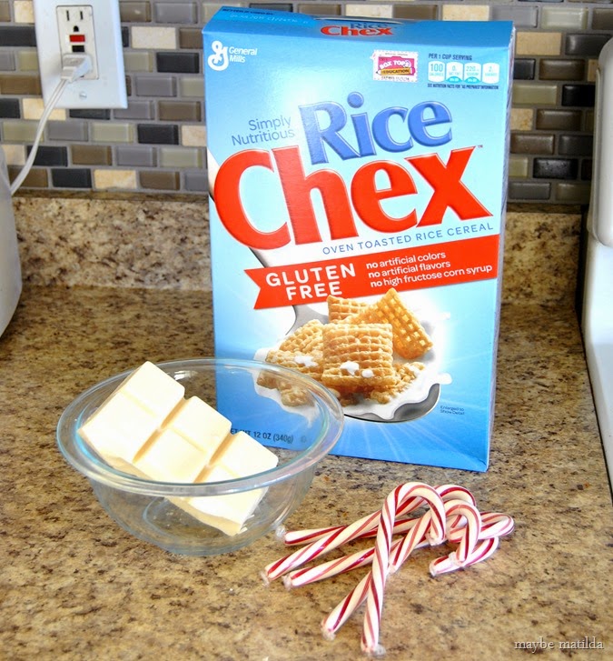 peppermint chex mix