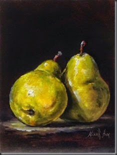 Green Pears 8x6