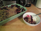 John also paired with Ice Cream and that Crumble looks amazing!!!