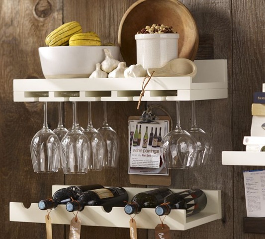 PB wine shelves