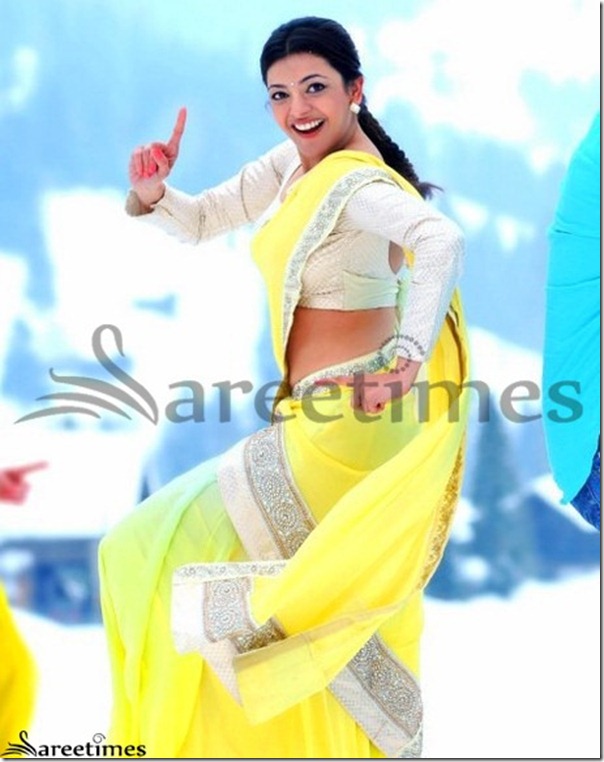 Kajal_Agarwal_Yellow_Saree