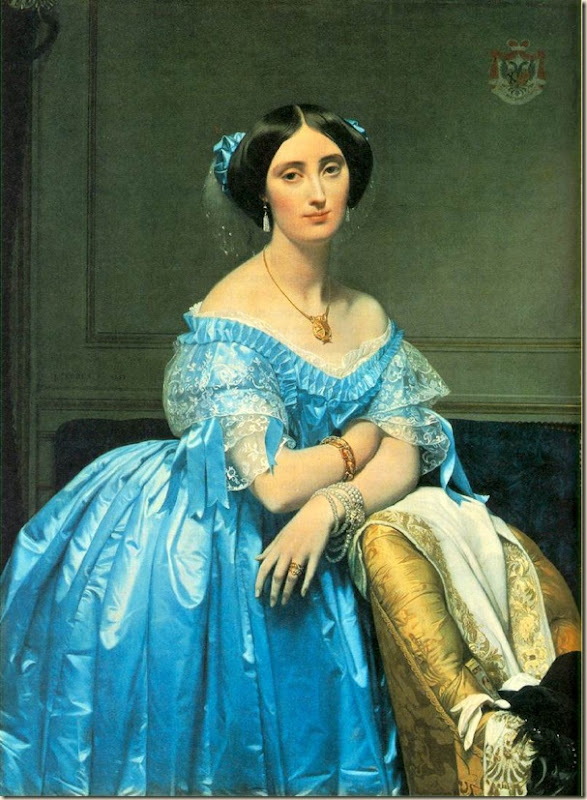Ingres, La princesse di Broglie 1845 Ingres, La princesse di Broglie 1845