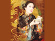 Samurai Fantasy Girl With A Box