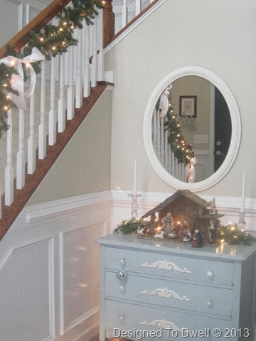 Nativity Display on Entry Table