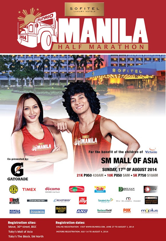 Sofitel Manila Half Marathon - poster