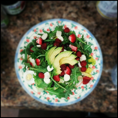 Berries and Avocado Salad