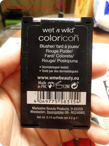 Priscilla Review Wet n Wild Blush on 2