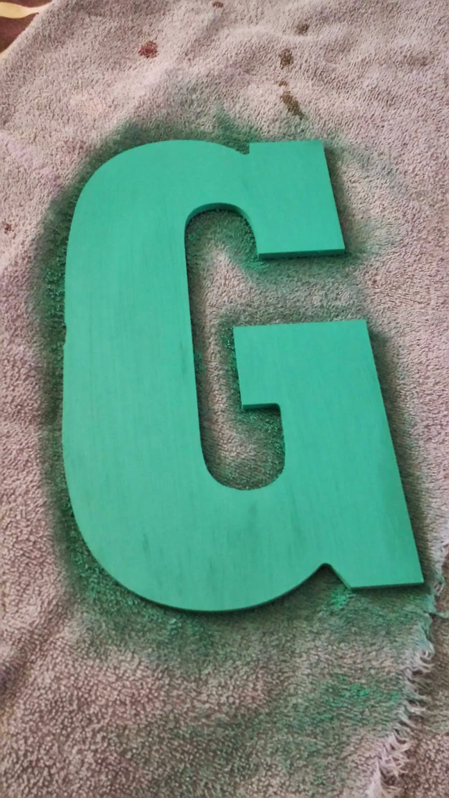 Not your typical southern momma Diy Initial Wall Decor. Super cheap