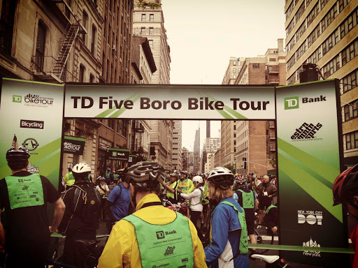 The start line.