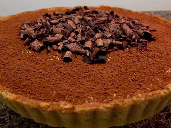 Black Bottom Tiramisu Tart