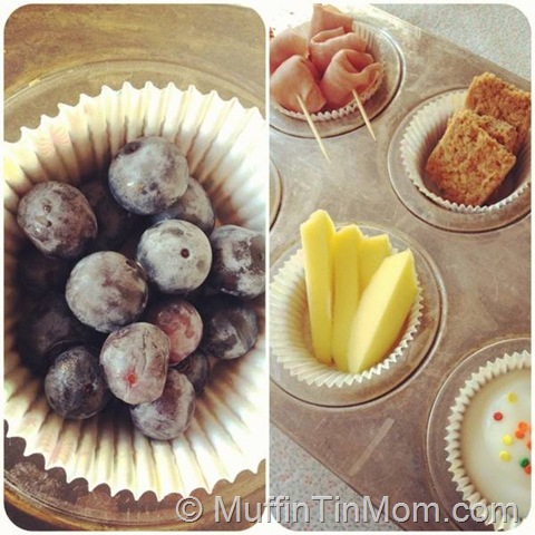 muffin tin meal collage