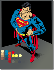 Superman-downshot-inks GUIA DE COR