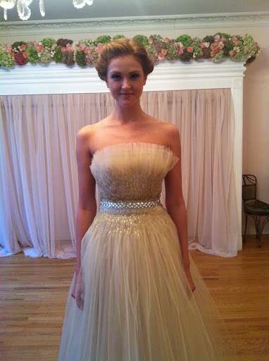 Beautiful beading and tulle.