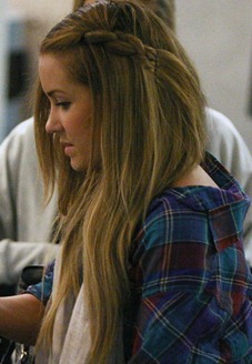Lauren Conrad con trenza