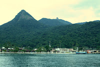 Arriving in Abraao, Ilha Grande's main dock!