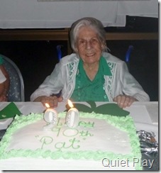 Nan's 90th birthday