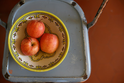 The sweetness of the apples really balances out the cabbage and the Apple Cider Vinegar.