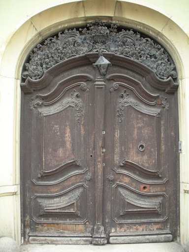You can tell how much thought and hard work went into this masterpiece of a door. (Budapest)