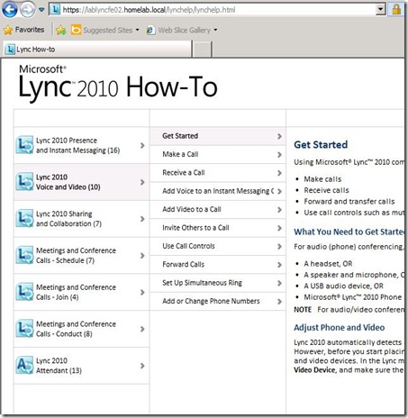 Lync How To - disable