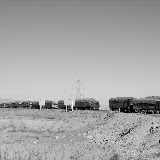 Tianshan - Caravane de camions