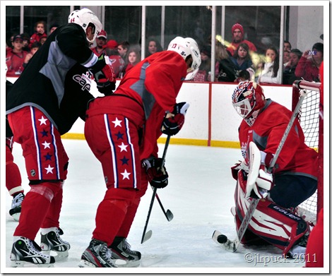 Stopping the puck