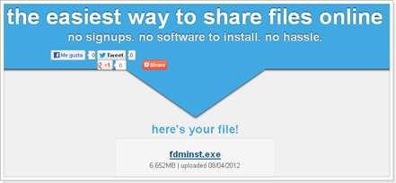Descargar archivos compartidos con Pastelink