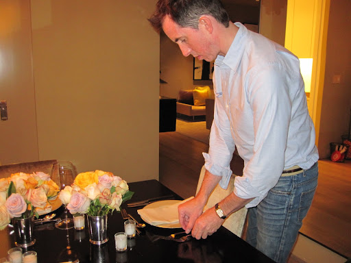 Laying out the silverware needs to be done the correct way.