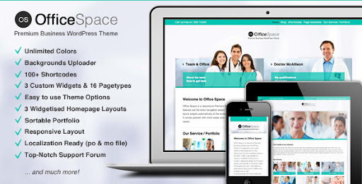 Office Space: Responsive Business WordPress Theme - ThemeForest Item for Sale