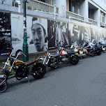motorbikes in Harajuku in Harajuku, Japan 