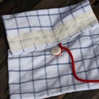 tea towel wash bag