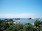 Panoramic view to marina district