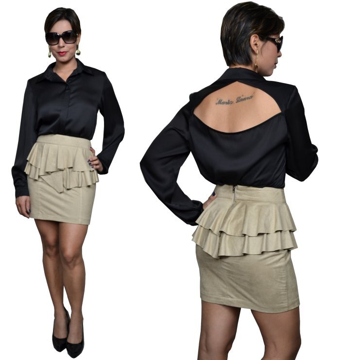 minissaia peplum moda de novela estilo camila - 01 minissaia peplum moda de novela estilo camila - 01