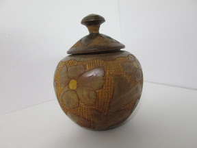 Floral Covered Jar