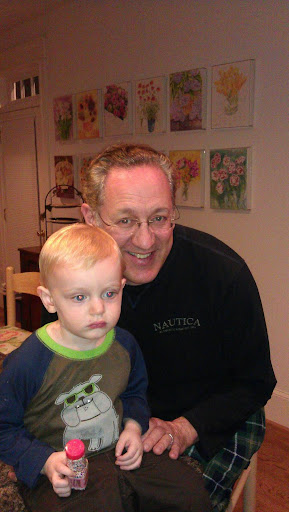 With uncle rick