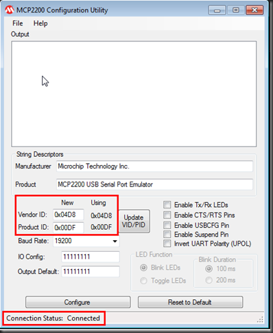 MCP2200 with Visual C# 2010 